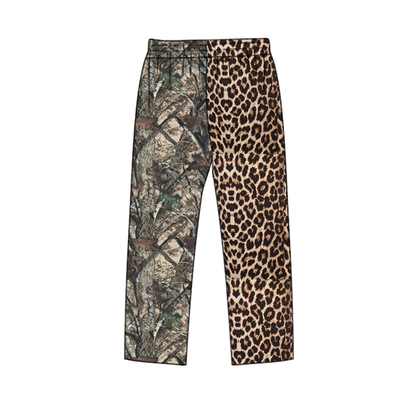 Baby Girls Leaves Camo Leopard Leopard Pants Bottom Preorder