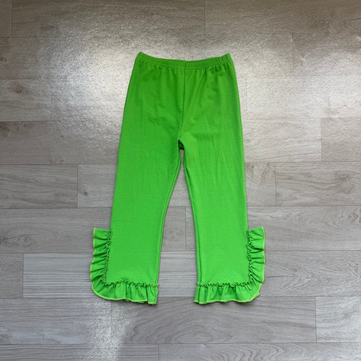 Baby Girls Green Ruffle Pants Bottom