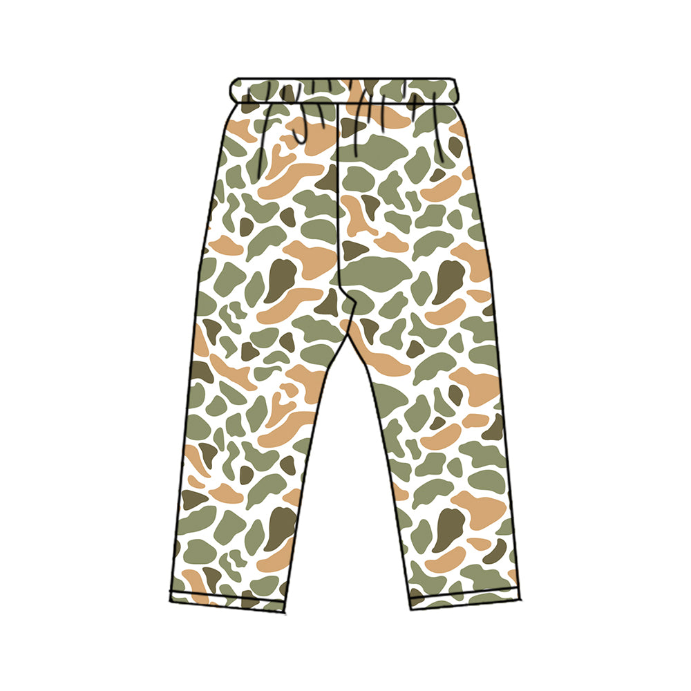 Preorder moq 5 Baby Boys Southern Yellow Camo Leggings Pant Bottom