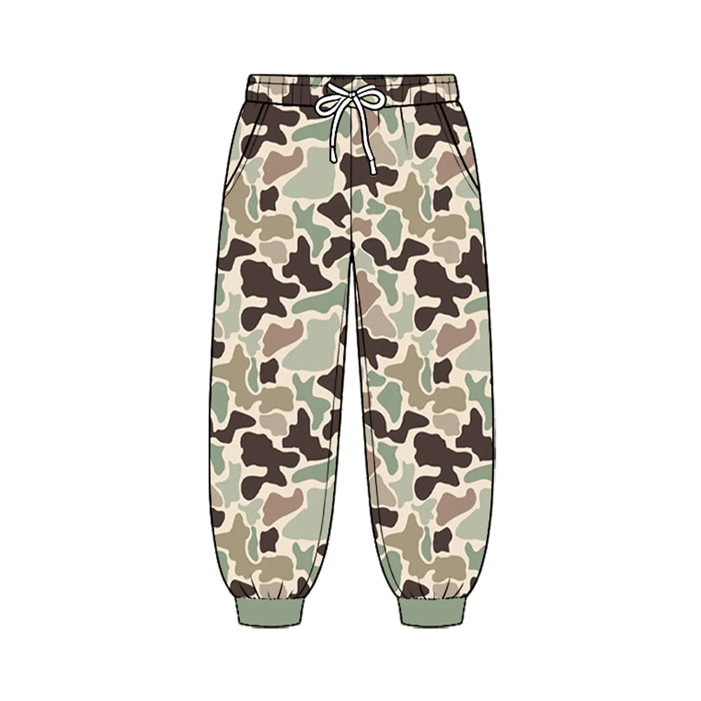 Preorder moq 5 Baby Boys Southern Camo Pockets Joggers Pant Bottom