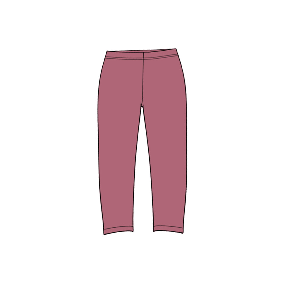 Preorder moq 5 Baby Girls Pink Yoga Active Leggings Pants Bottom