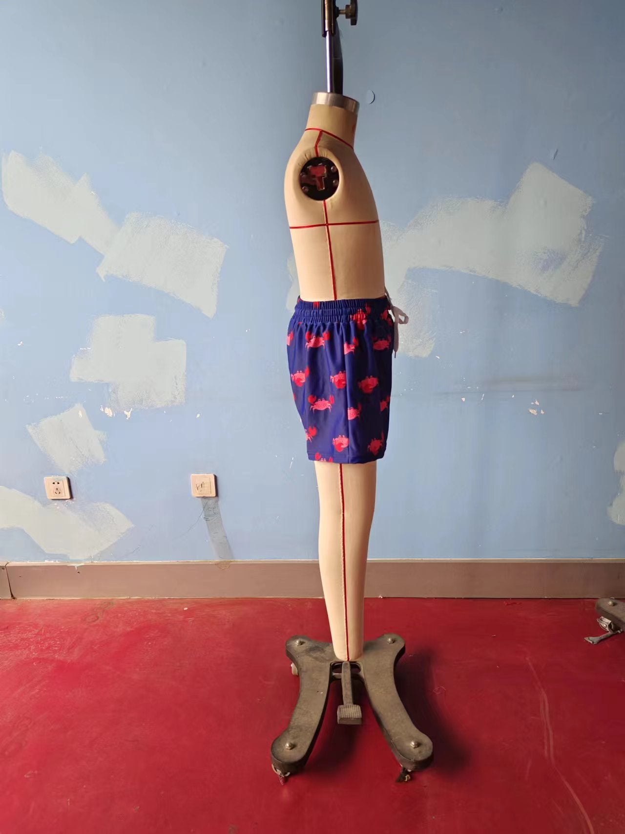 Baby Boys Summer Red Crab Trunks Swimsuits Swimwear