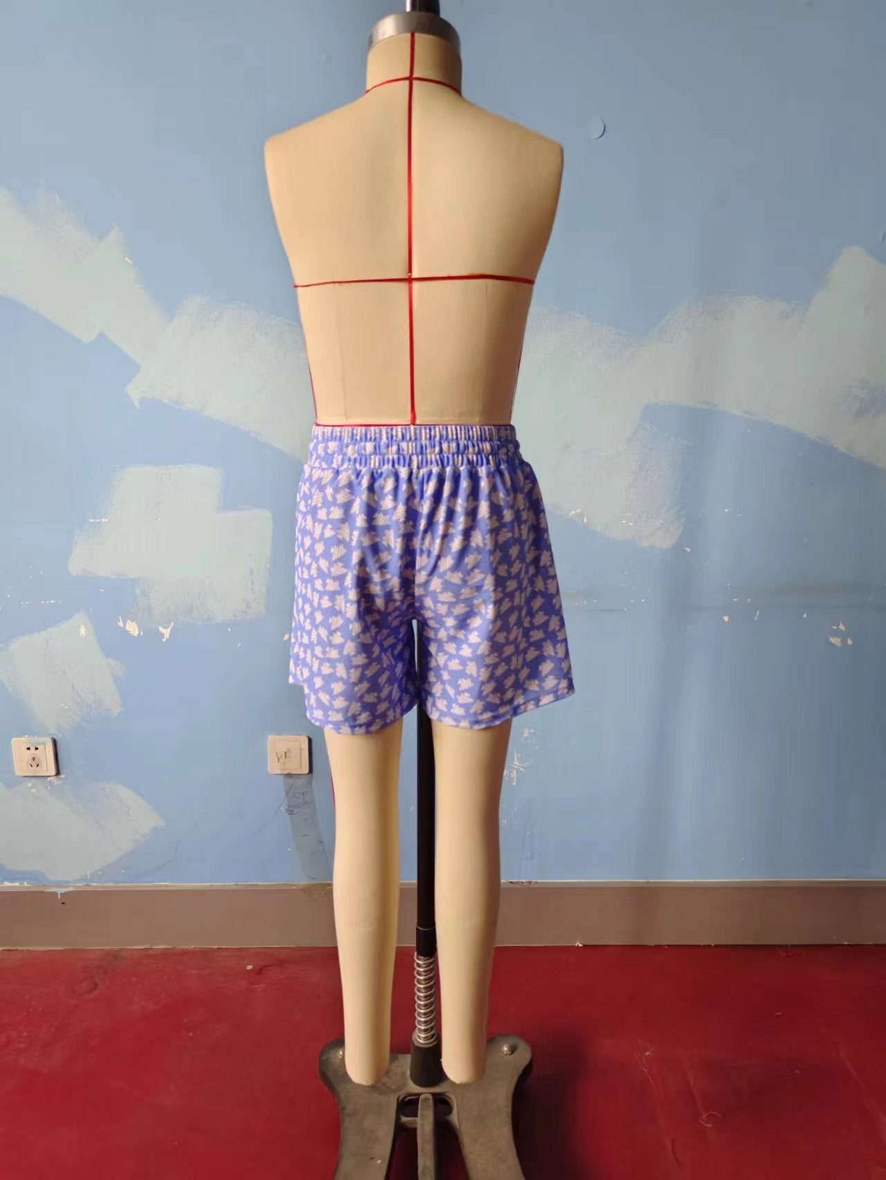 Baby Boys Summer Blue Fish Trunks Swimsuits Swimwear preorder