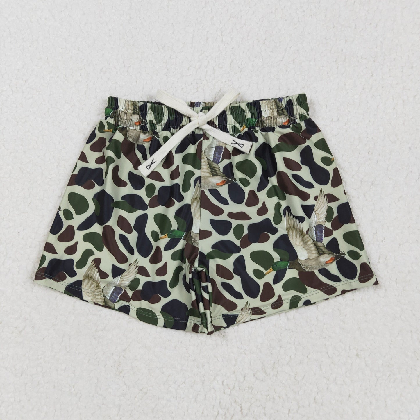 Sibling Baby Boys Western Camo Print Summer Trunks Swimsuits Swimwears
