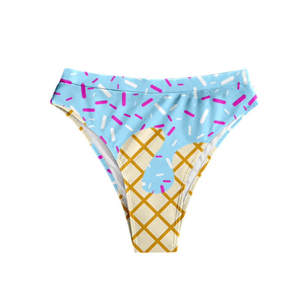Adult Women Blue Drip Team Swim Bummiers Preorder