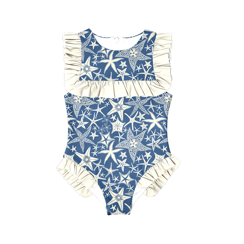 Baby Girls Sea World Ruffle Swimsuits Preorder