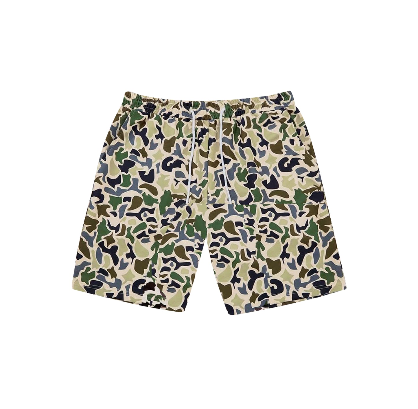 Adult Men Southern Olive Green Camo Pockets Swimming Trunks Preorder