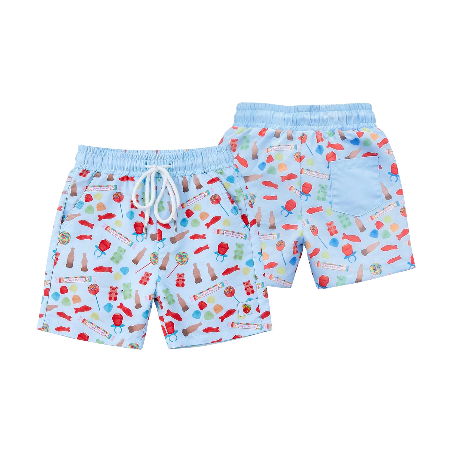Baby Boys Fishes Candy Pockets Swimming Trunks Short Bottom Preorder