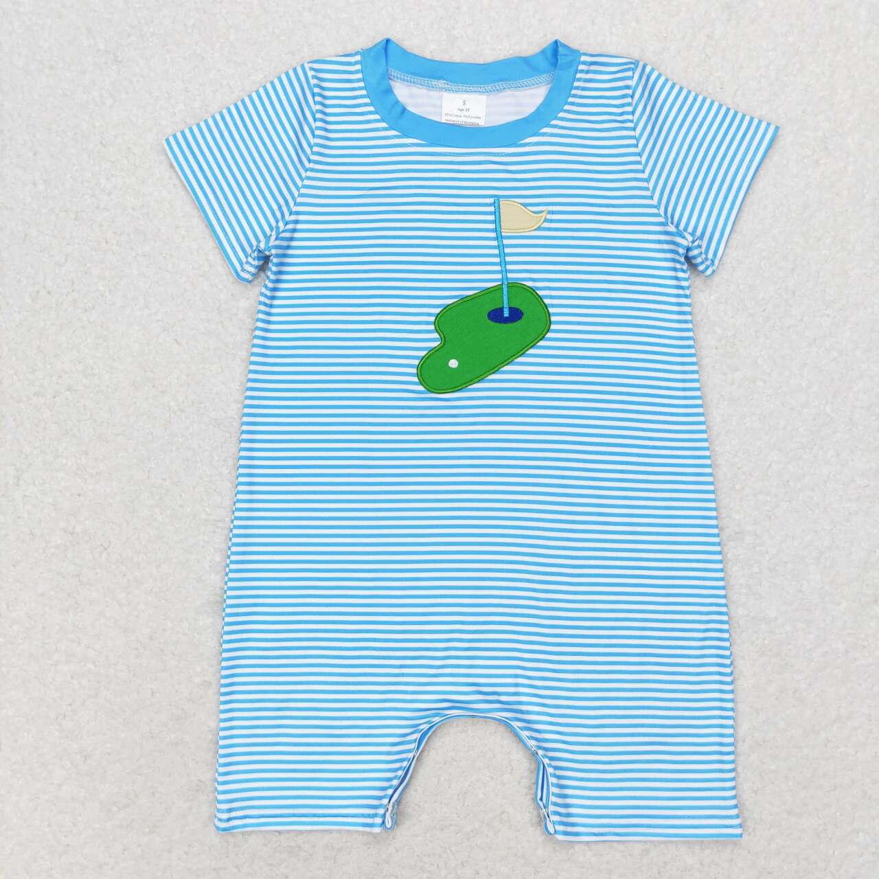 Sibling Baby Boys Girls Embroidery Golf Shorts Clothes Set Dress Rompers