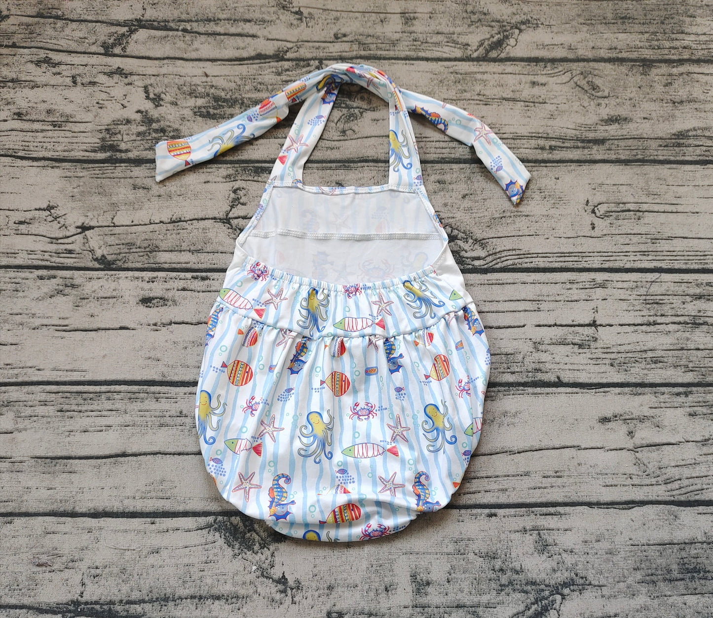 Baby Infant Seahorse Crabs Straps Rompers