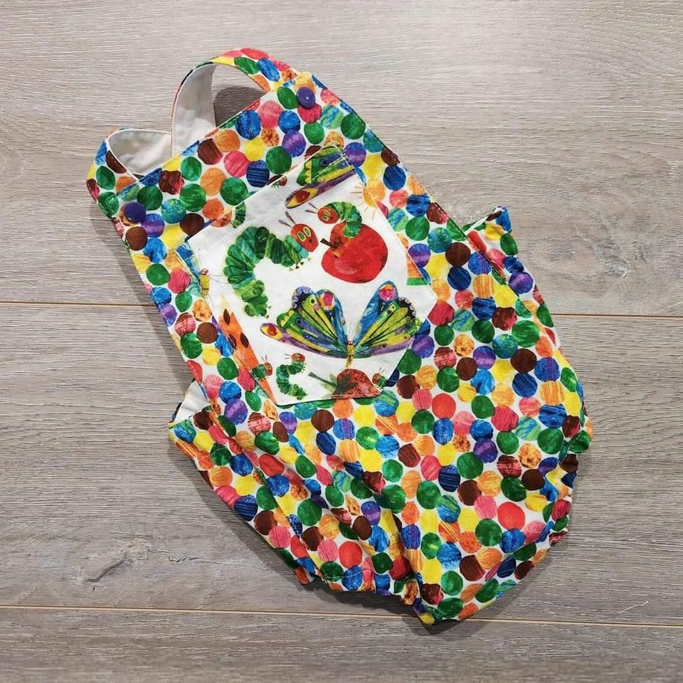 Preorder moq 5 Baby Boys Caterpillar Straps Colorful Rompers