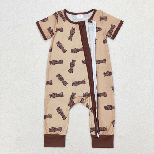 USA Shop Baby Infant Boys Duck Call Camo Bamboo Zip Rompers