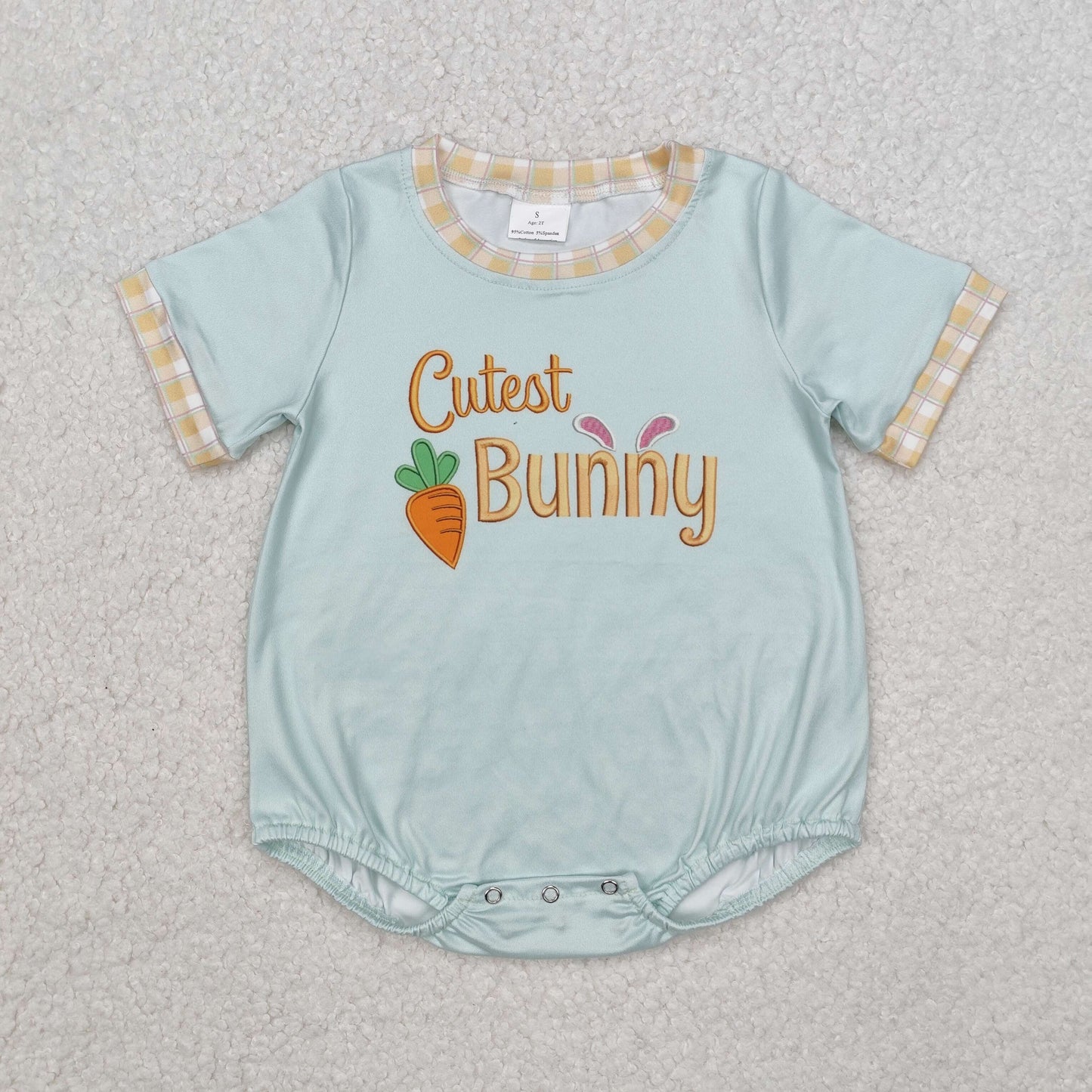 Sibling Baby Boys Easter Cute Bunny Rompers Clothes Sets