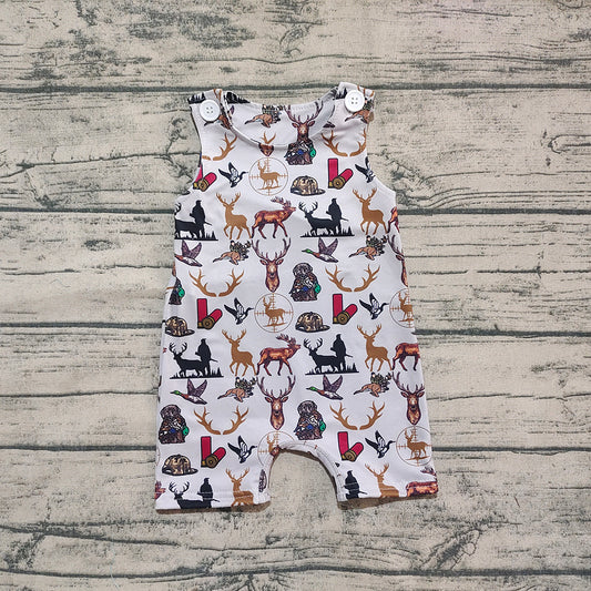 Baby Infant Boys Deer Camo Hunting Rompers