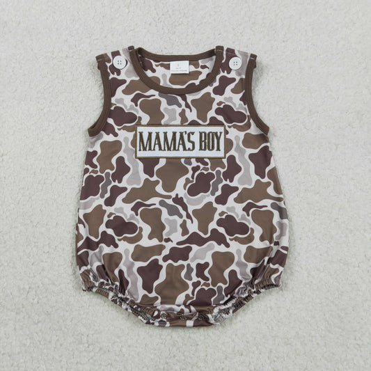 Sibling Embroidery Mama's & Daddy's Boys & Girls Southern Camo Rompers