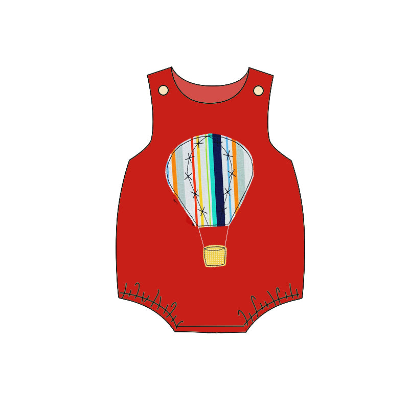 Baby Boys Sleeveless Hot Air Balloons Rompers Preorder