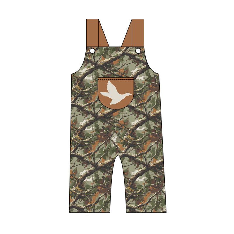 Baby Boys Strap Duck Leaves Camo Pant Hunting Jumpsuits Preorder