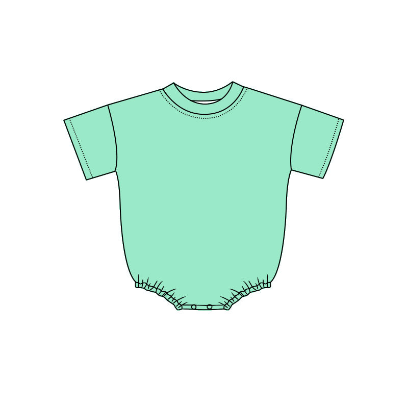 Baby Boys Girls Short Sleeve Colorful Rompers Preorder