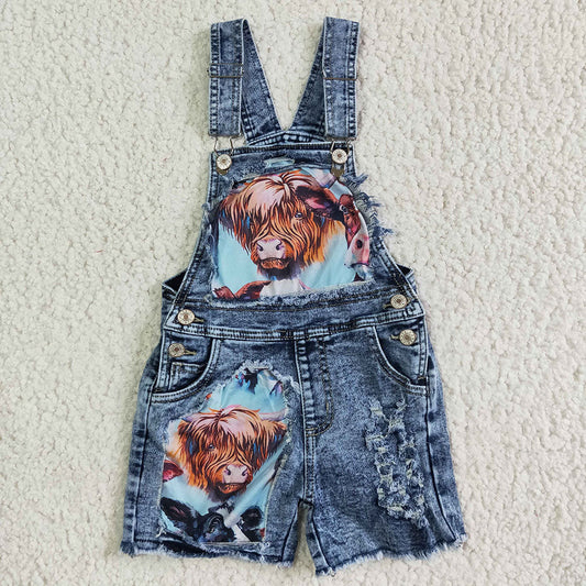 Toddler Western Overalls – Denim Cowboy Cowgirls Style Outfit, Sizes 12M–16T