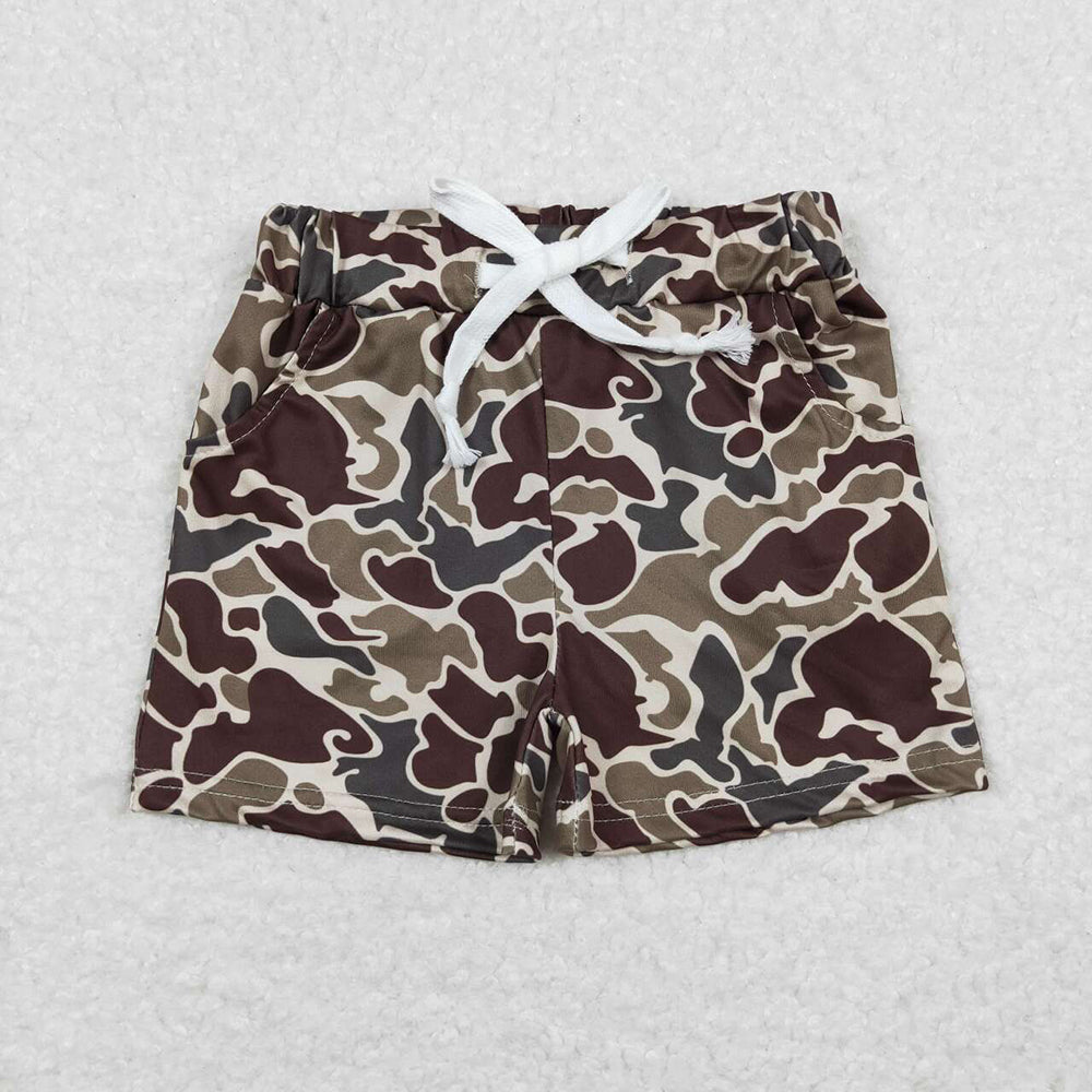 USA Shop Baby Boys Summer Camo Pockets Bottom Shorts