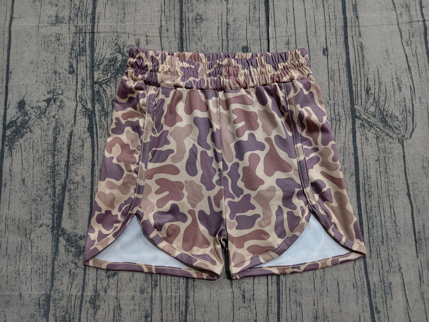 Baby Girls Brown Camo Summer Shorts Bottoms