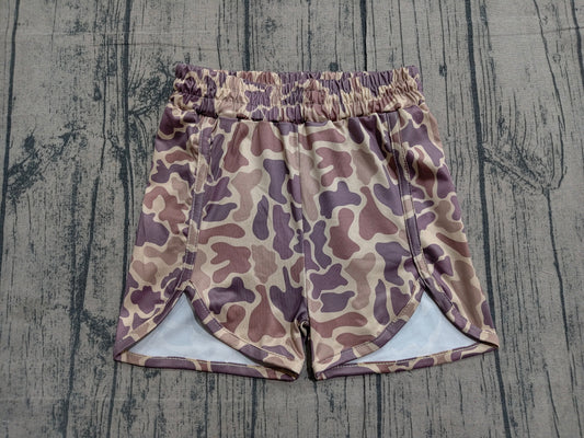 Baby Girls Brown Camo Summer Shorts Bottoms