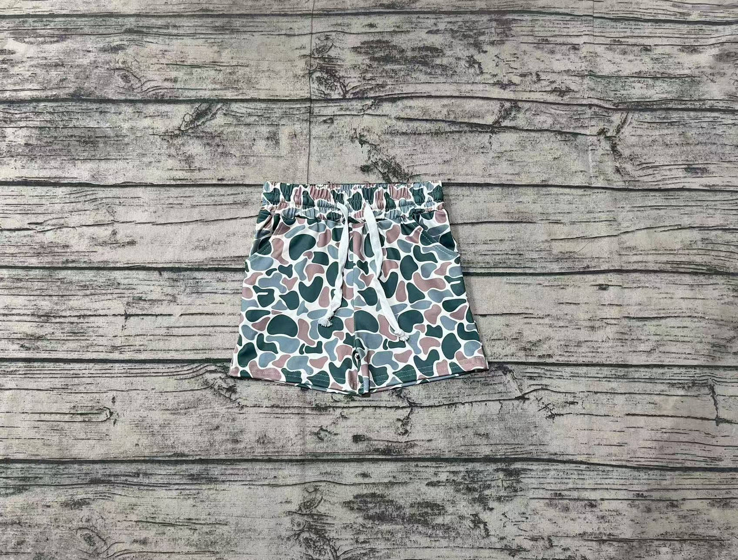Baby Boys Green Camo Summer Shorts Bottoms