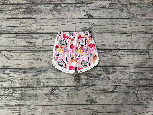 Baby Girls Pink Singer Lover Shorts Bottoms