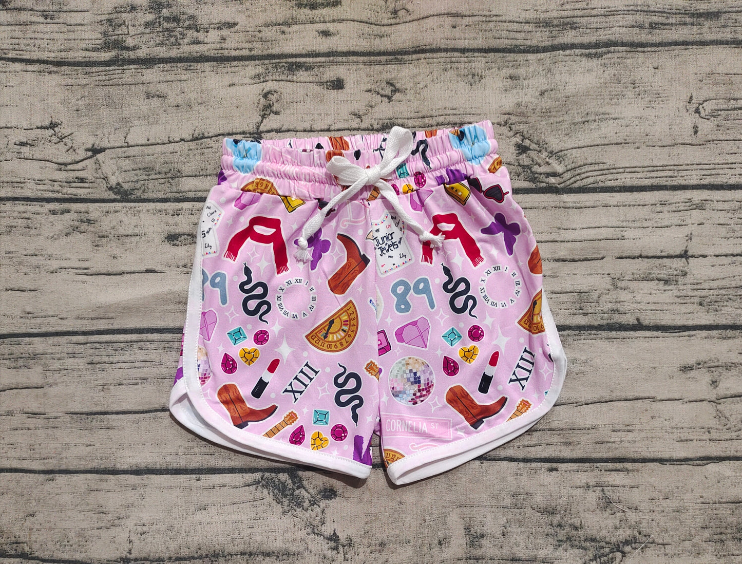 Baby Girls Lavender Singer Butterfly Shorts Bottoms