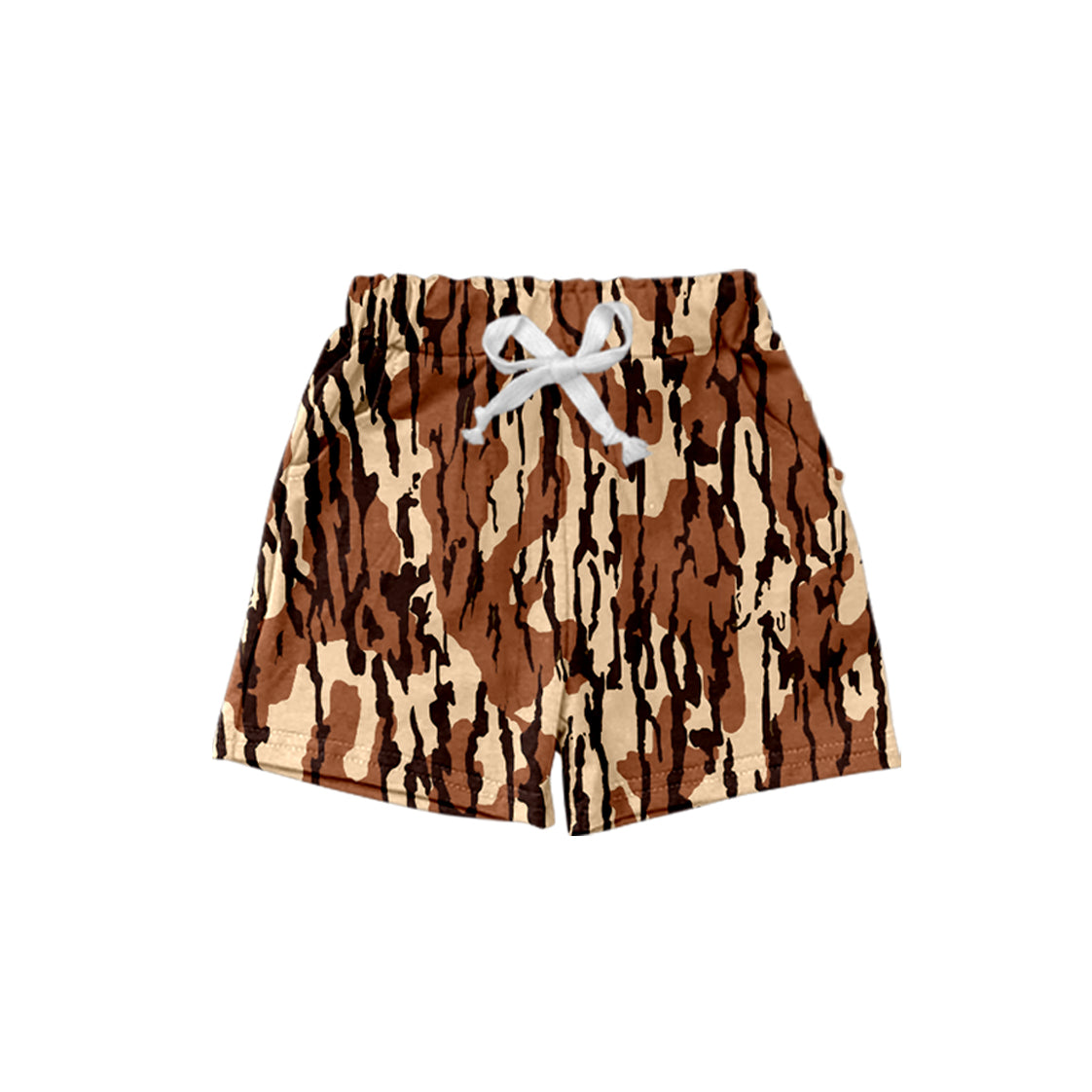 Baby Boys Brown Bottomland Camo Shorts Bottoms Preorder