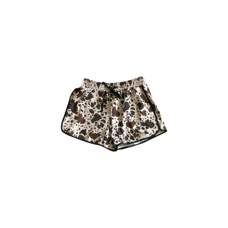 Adult Women Cowhide Summer Shorts Preorder