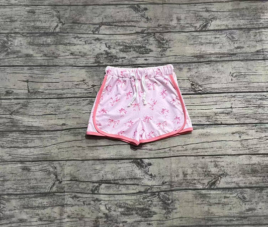 Baby Girls Pink Polka Dots Bows Shorts Bottoms