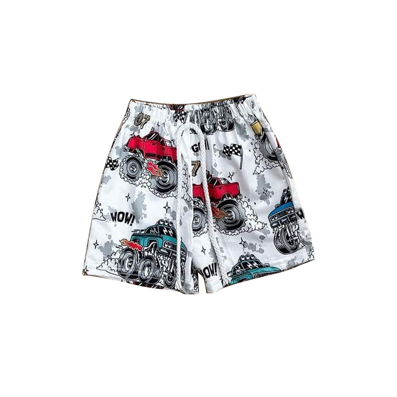 Baby Boys Flags Cars Shorts Bottoms Preorder