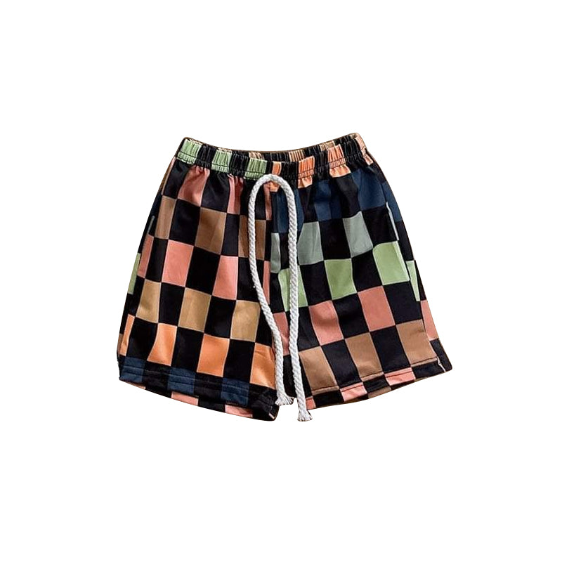Baby Boys Colorful Plaid Shorts Bottoms Preorder