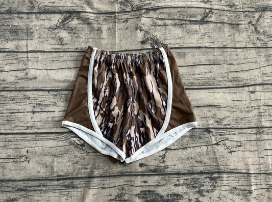 Baby Girls Olive Camo Shorts Bottoms