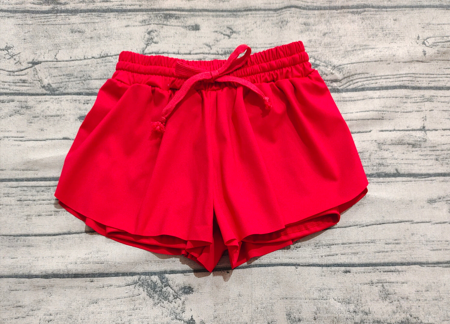 Baby Girls Red Skort Yoga Shorts Bottoms