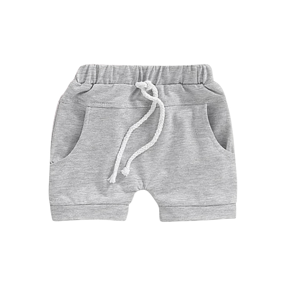 Baby Boys Gray Pockets Summer Shorts Bottoms Preorder