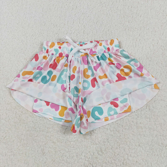 Baby Girls Pink Blue Leopard Summer Shorts Bottoms
