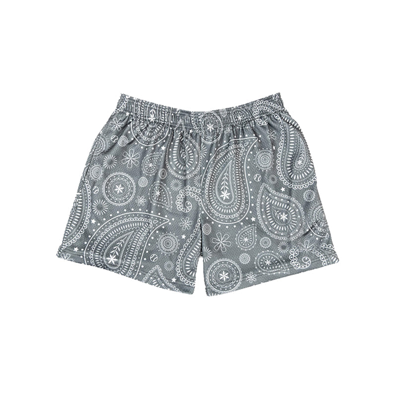 Baby Girls Gray Flowers Summer Shorts Bottom Preorder