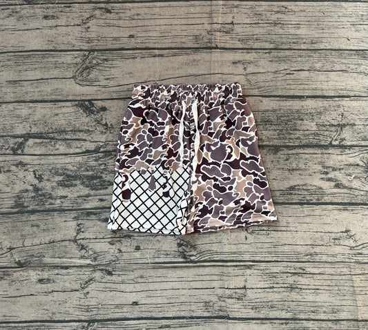 Baby Boys Southern Grey Camo Drip Team Shorts Bottom