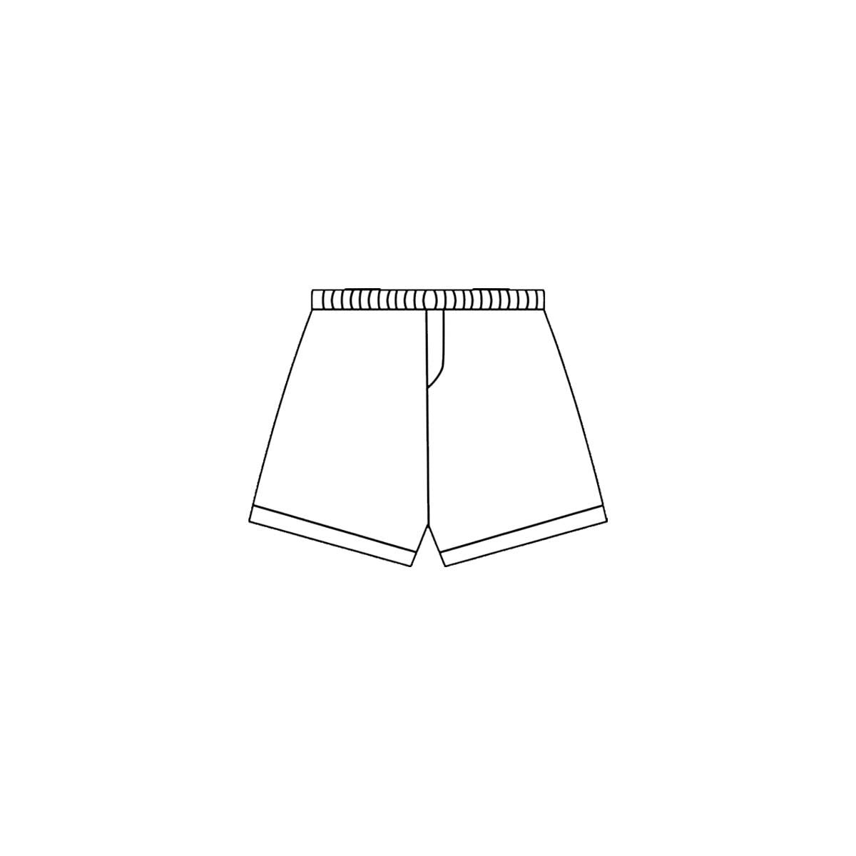 Baby Girls White Yoga Shorts Bottoms Preorder