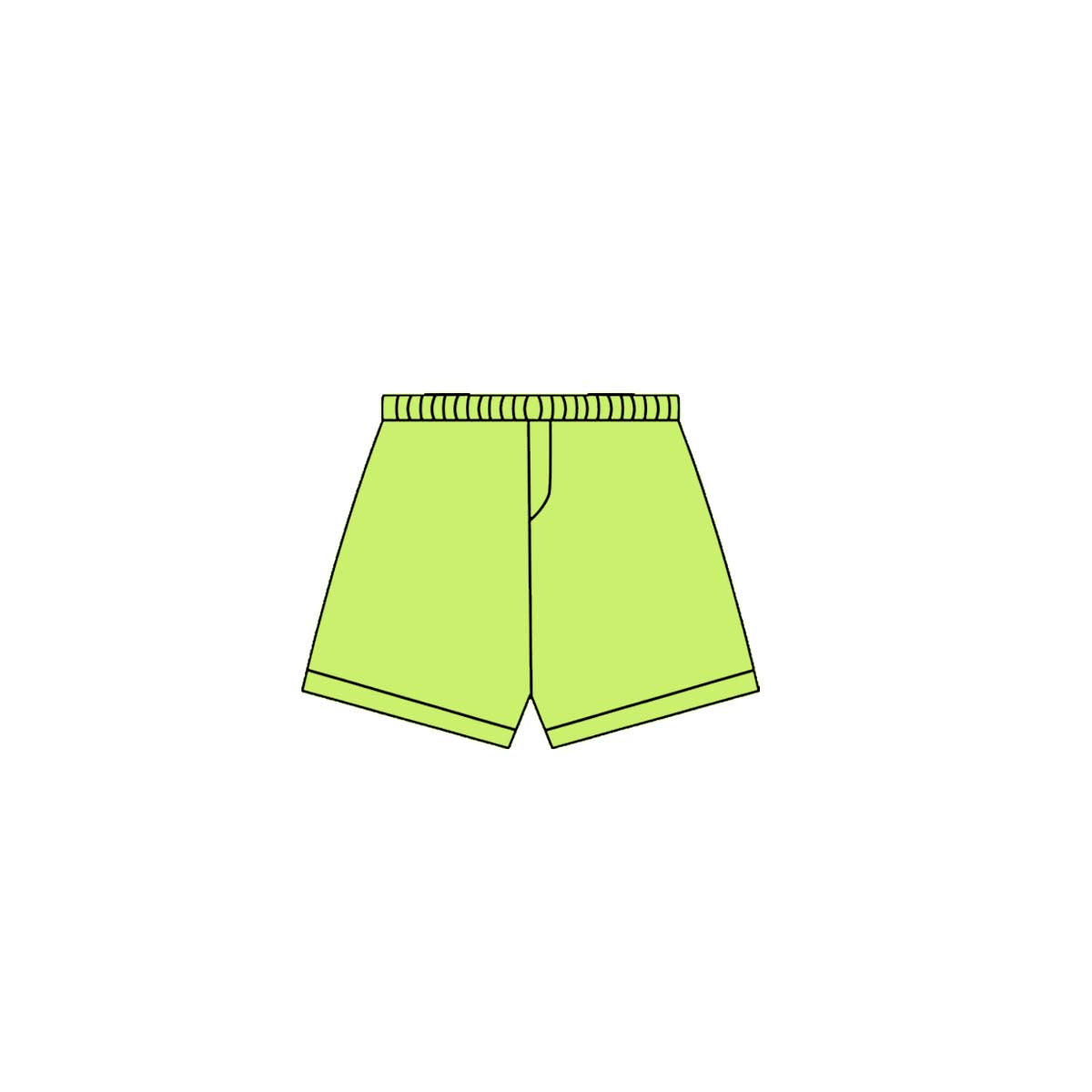 Baby Girls Green Yoga Shorts Bottoms Preorder