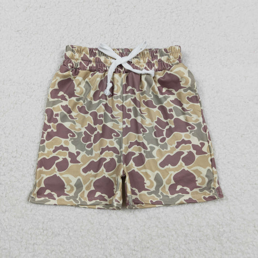 Sibling 11 Colors Baby Boys Southern Camo Pockets Shorts Bottoms(longer)