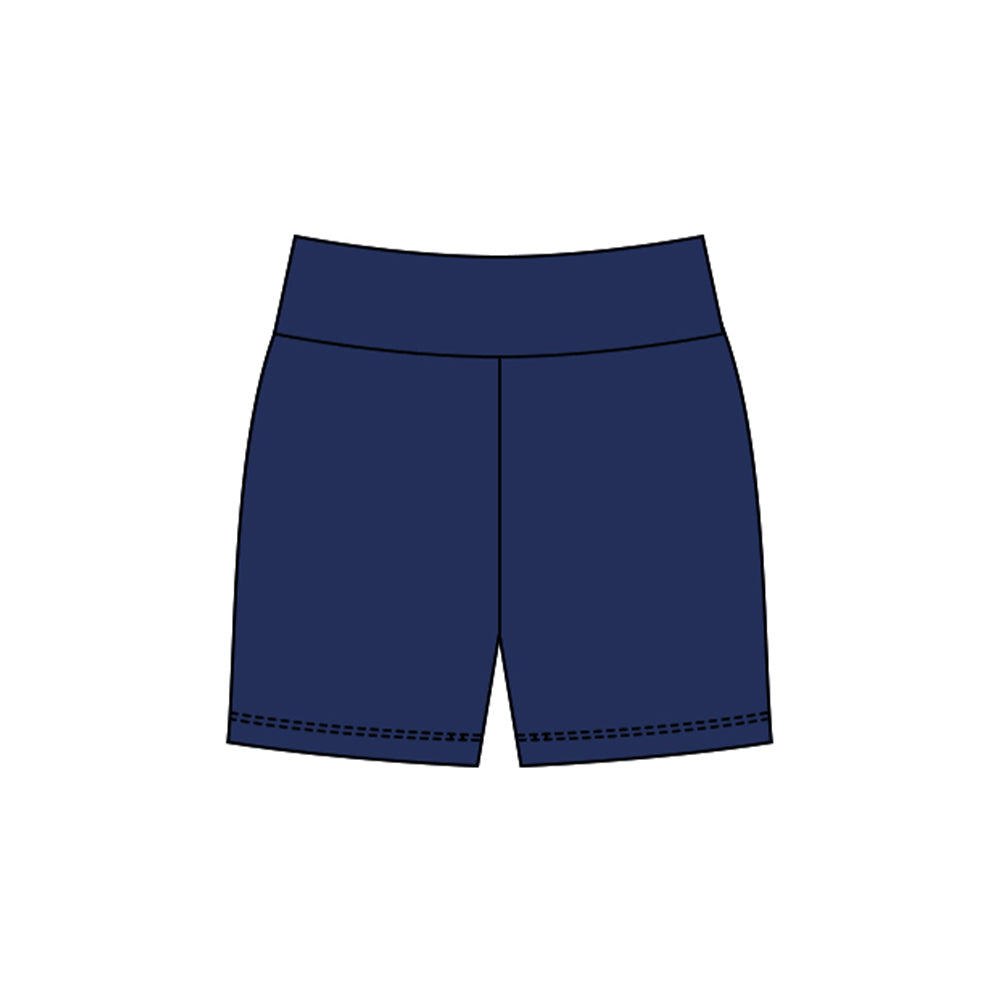 Baby Girls Navy Yoga Shorts Bottom Preorder