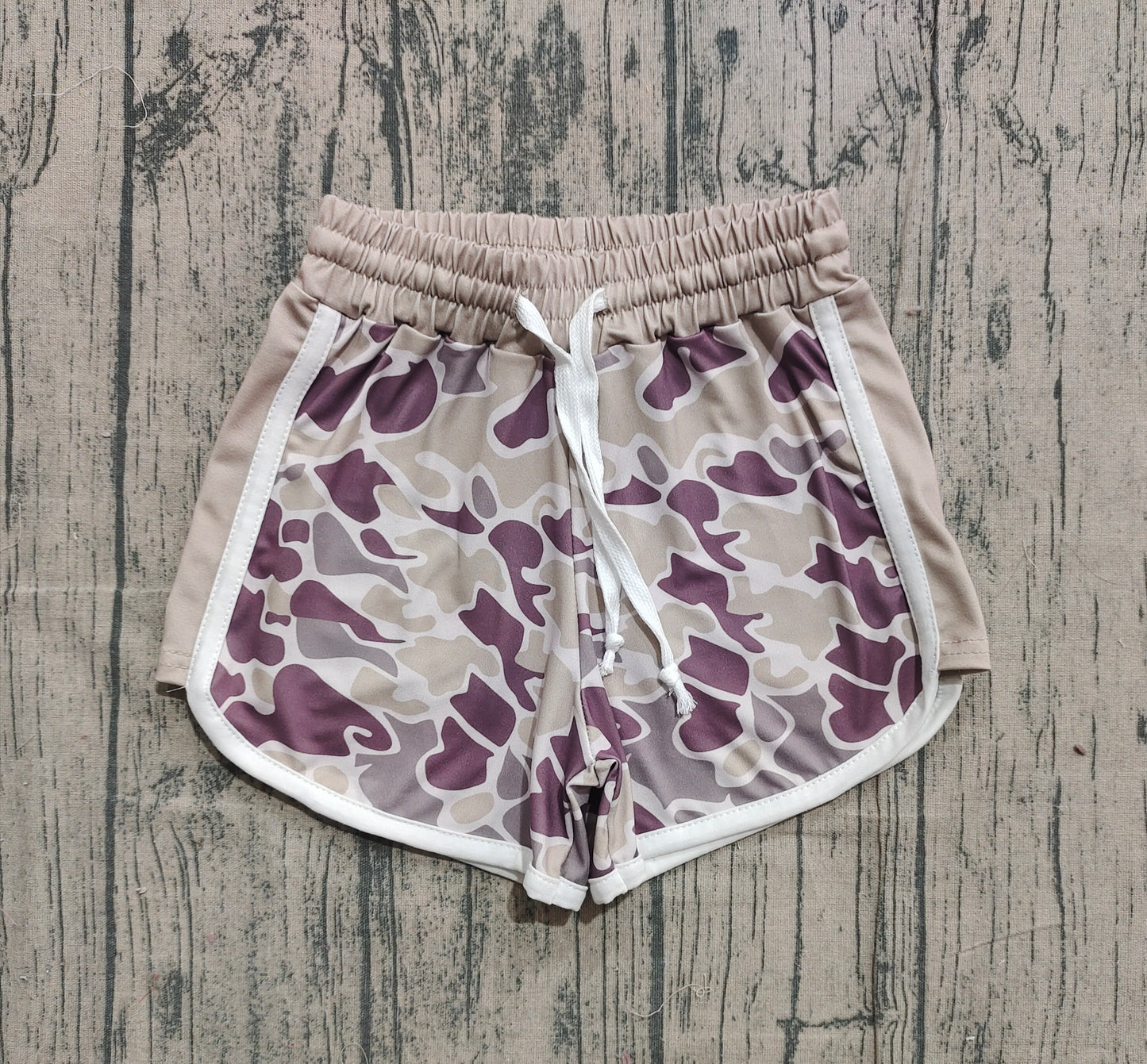Baby Girls Grey Camo Southern Shorts Bottom Preorder