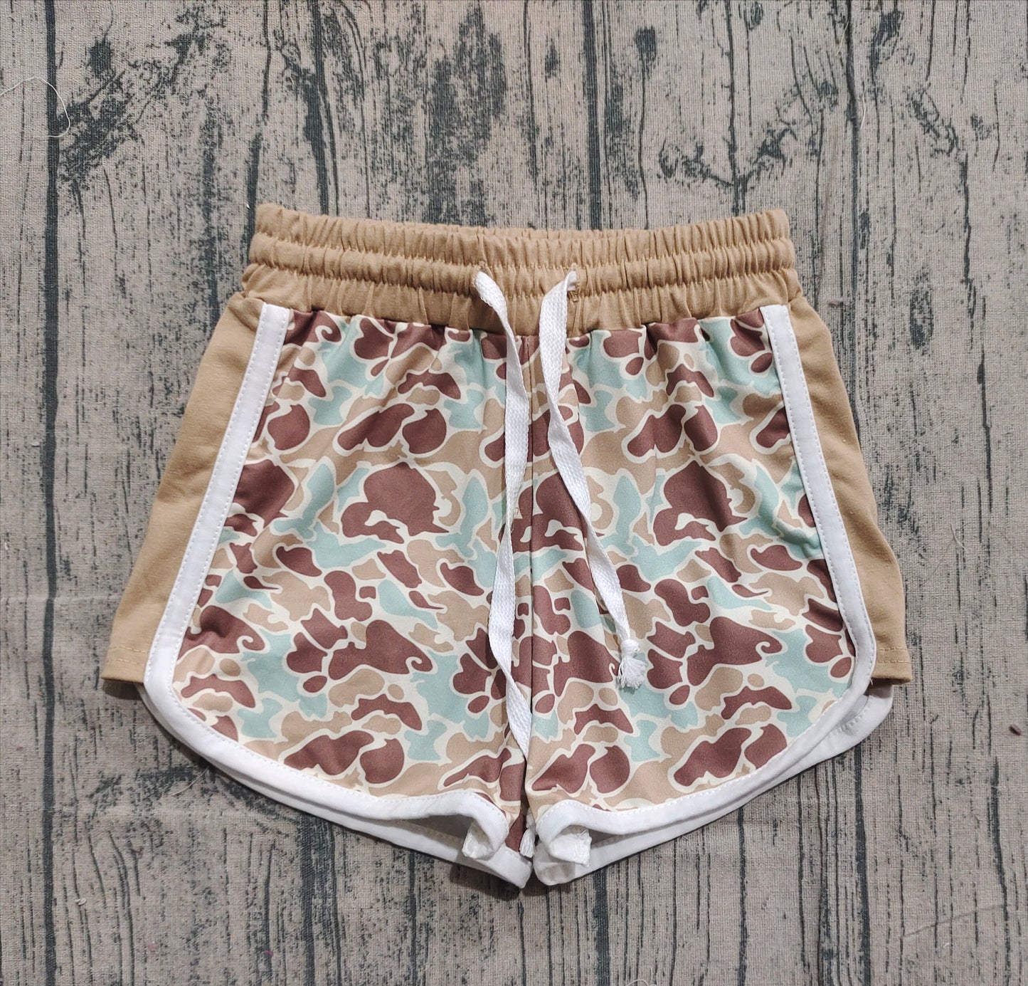 Baby Girls Southern Green Khaki Camo Shorts Bottom