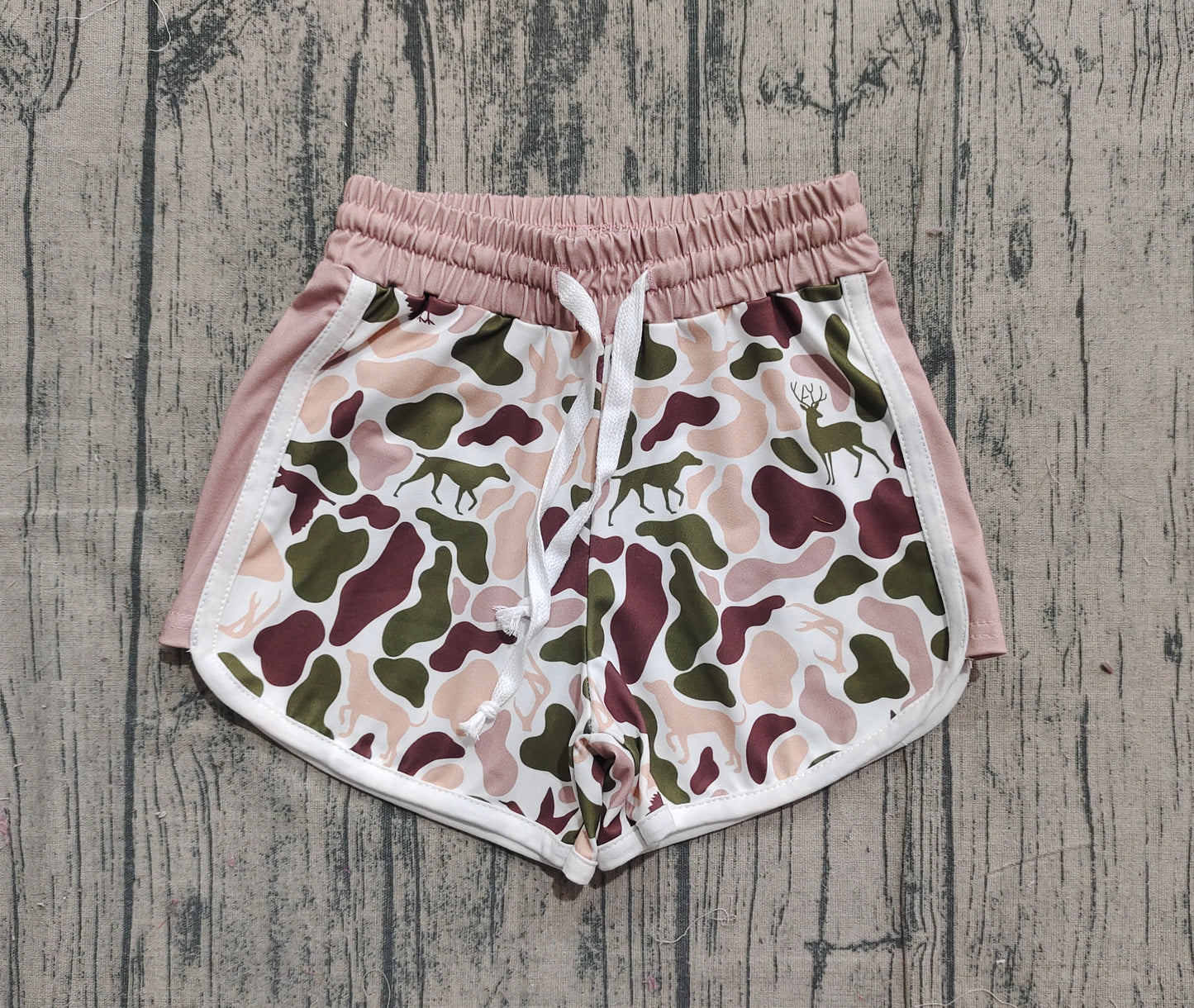 Baby Girls Ducks Dogs Deer Camo Southern Shorts Bottom Preorder