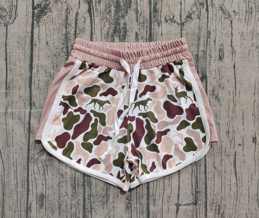 Baby Girls Ducks Dogs Deer Camo Southern Hunting Shorts Bottom