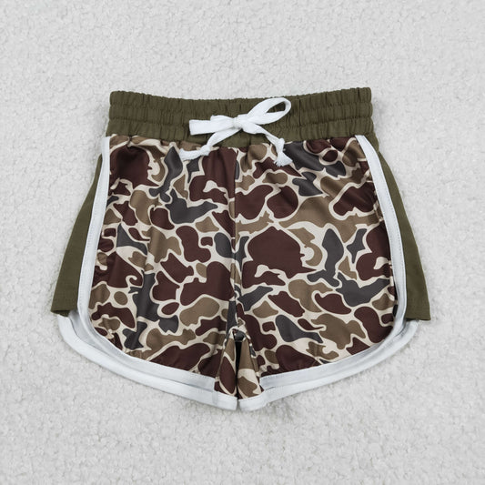 Sibling Baby Girls Southern Hunting Camo Shorts Bottom