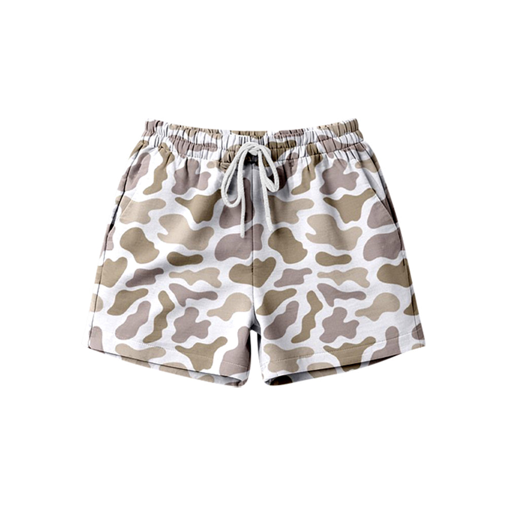 Adult Women Southern Light Khaki Camo Pockets Shorts Bottom Preorder